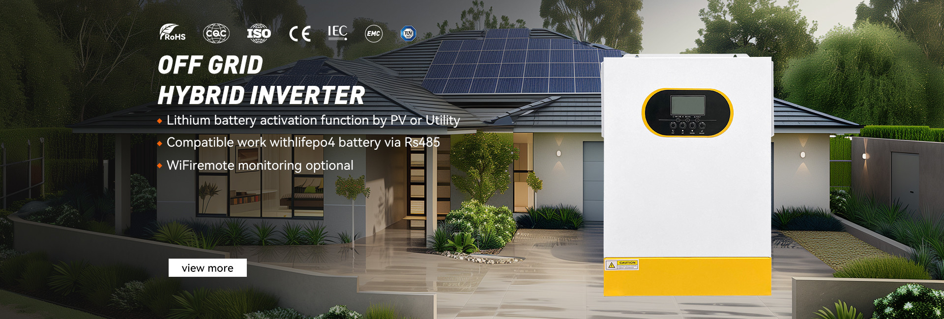 chất lượng Máy biến đổi năng lượng mặt trời lai ngoài lưới điện nhà máy sản xuất