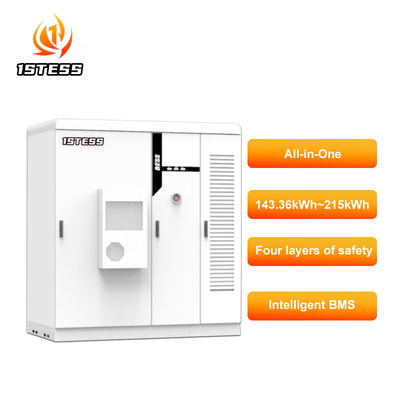 Hệ thống lưu trữ năng lượng tùy chỉnh 46kwh-215kwh Cài đặt trong nhà hoặc ngoài trời cho các ứng dụng công nghiệp và thương mại