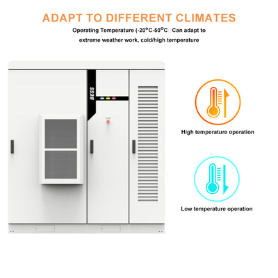 100kWh và 215kWh Lưu trữ năng lượng Nhà máy điện mặt trời cho thương mại và công nghiệp