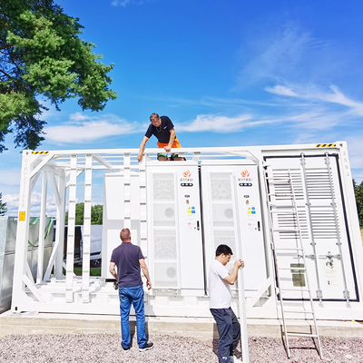 Hệ thống lưu trữ năng lượng pin trong thùng công nghiệp 400V - 800V cho việc cạo đỉnh