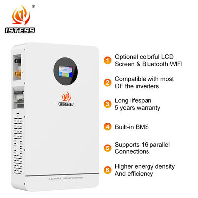 25.6V 200Ah 5,12kwh pin lưu trữ năng lượng gia đình Hệ thống pin lưu trữ năng lượng