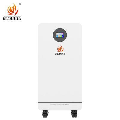 Nhập khẩu 25.6V 51.2V 100Ah 200Ah 300Ah 5.12Kwh 10.24Kwh 15.36Kwh Bức tường năng lượng mặt trời Pin pin điện tường cho hệ thống mặt trời gia đình