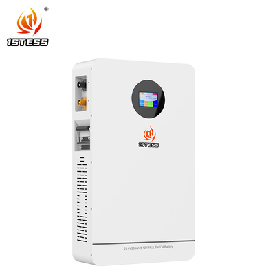 5.12kWh Hệ thống lưu trữ Lithium 200ah 25.6V Lifepo4 pin tường gắn