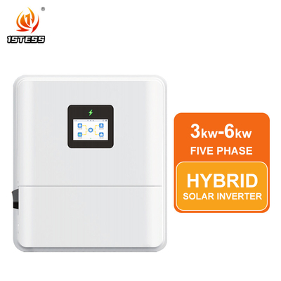 48V 3Kw 3.6kw 4.6kw 5kw 6Kw Inverter hybrid Pure Sine Wave IP65 Single Phase Dual Output MPPT trên Off Grid Hybrid Solar Inverter