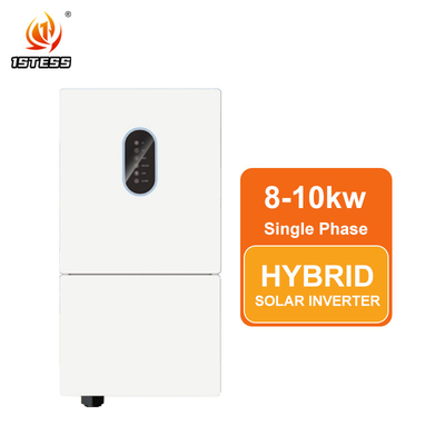 Biến tần năng lượng mặt trời MPPT hai đầu ra một pha IP66, có/không hòa lưới, sóng sine chuẩn 48V 8kw 10kw