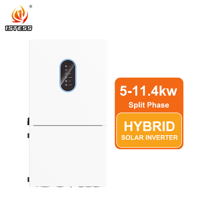 Máy biến đổi năng lượng mặt trời lai hiệu suất cao 5-11kW Phân pha 48V pin dự phòng UL1741SB được chứng nhận