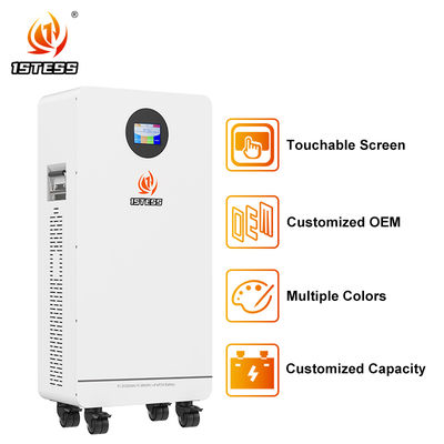 Giải pháp ESS dân dụng 15.36kWh 51.2V 300Ah, Giám sát từ xa, Hiệu suất 825*413*233 mm, Tuổi thọ chu kỳ 6000 chu kỳ