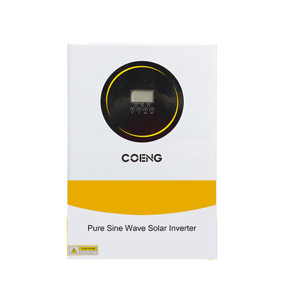 48V 6.2kW Inverter năng lượng mặt trời lai pha đơn Pure Sine Wave Off Grid Inverter năng lượng mặt trời MPPT với hỗ trợ pin LiFePO4