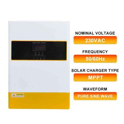48V 6.2kW Inverter năng lượng mặt trời lai một pha Pure sine Wave Off Grid Inverter năng lượng mặt trời MPPT tích hợp Wifi giám sát từ xa
