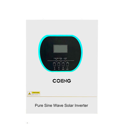 Biến tần năng lượng mặt trời lai độc lập một pha 48V 5.5kw 6.2kw Sóng sin chuẩn với Bảo vệ quá tải và MPPT tích hợp