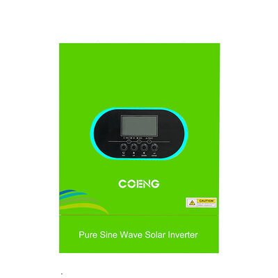 Biến tần năng lượng mặt trời lai 48V ngoài lưới 5.5kw 6.2kw một pha Sóng sin chuẩn với WiFi Tùy chọn Giám sát từ xa và MPPT