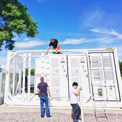 Bộ lưu trữ năng lượng vùng chứa mô-đun 400-800kW để cạo và ổn định đỉnh lưới