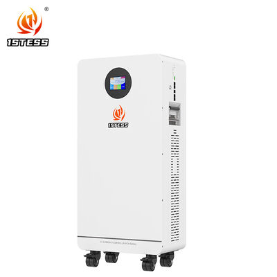 Pin lưu trữ nhà thông minh 15,36kWh Capacity lớn với bánh xe màn hình cảm ứng theo dõi thời gian thực